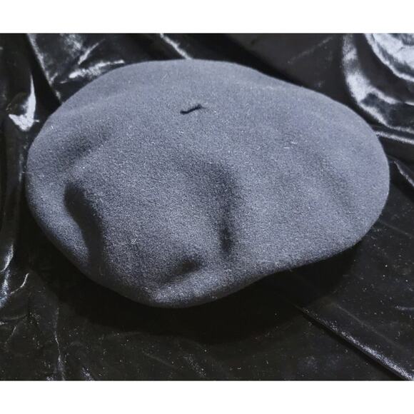 Foulard DE LUXE Women’s French Beret Hat Pure Wool Impermeable DeLuxe Black main image 6